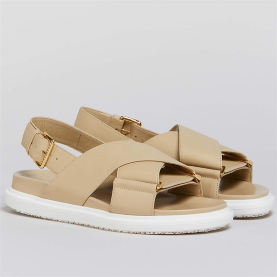 MARNI Fussbett Sandaler, Winter Wheat 